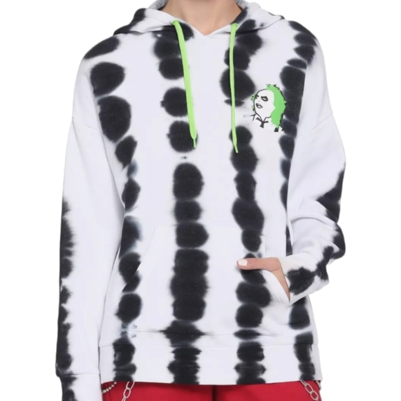 Beetlejuice SM Stripe Wash Tie Dye Hoodie - Picture 2 of 8